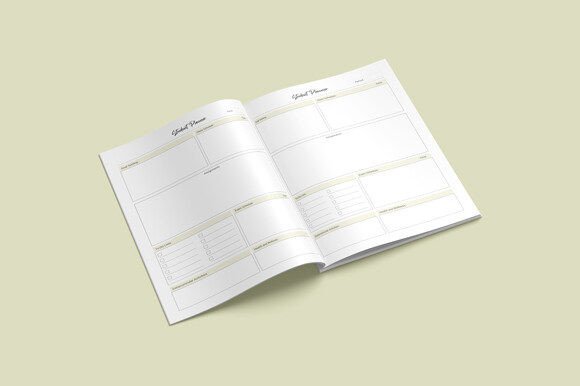 Download Student Planner Page Print Template - Premium Resources
